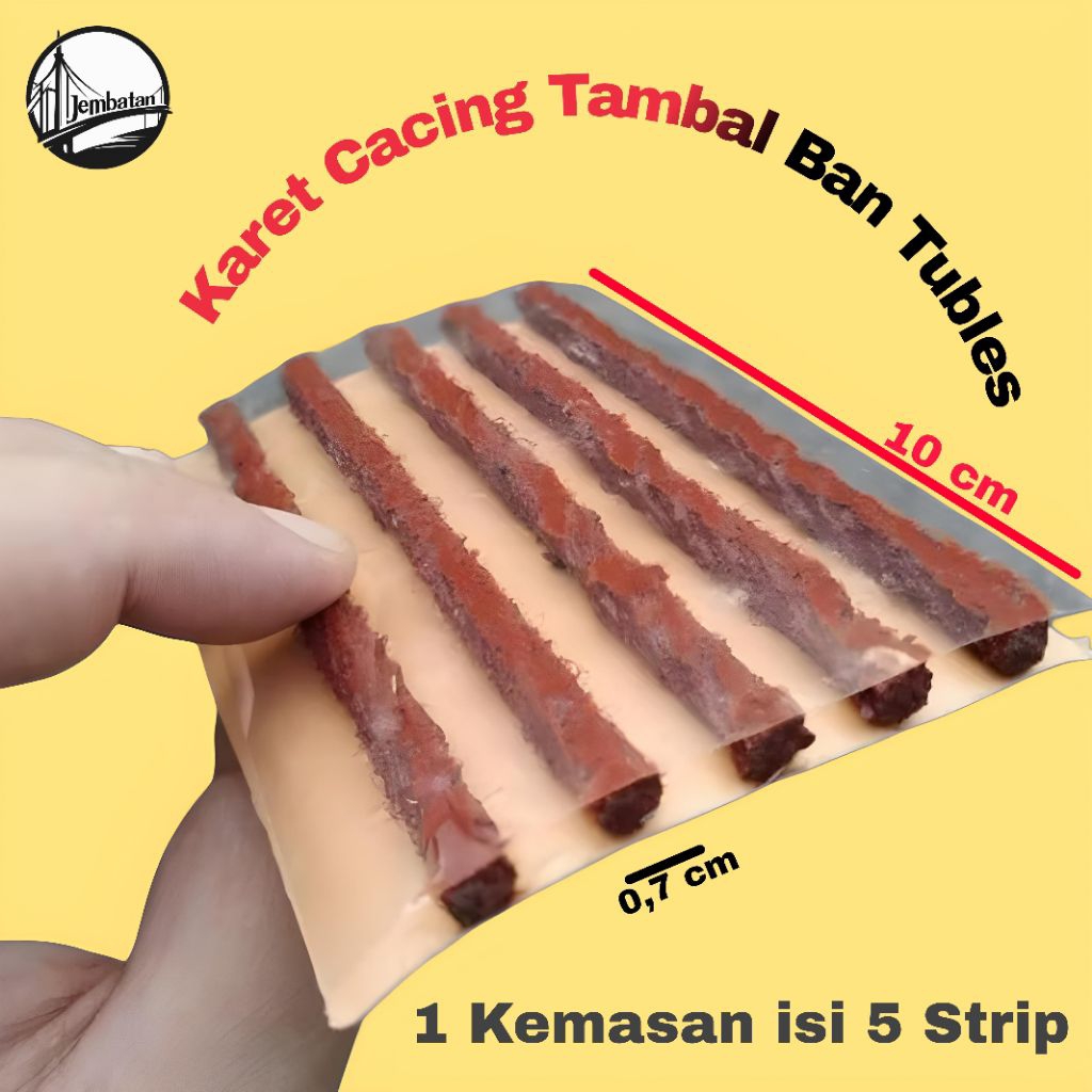 Karet Ban Tubles/Karet Tambal Ban Tubles/Cacing Ban