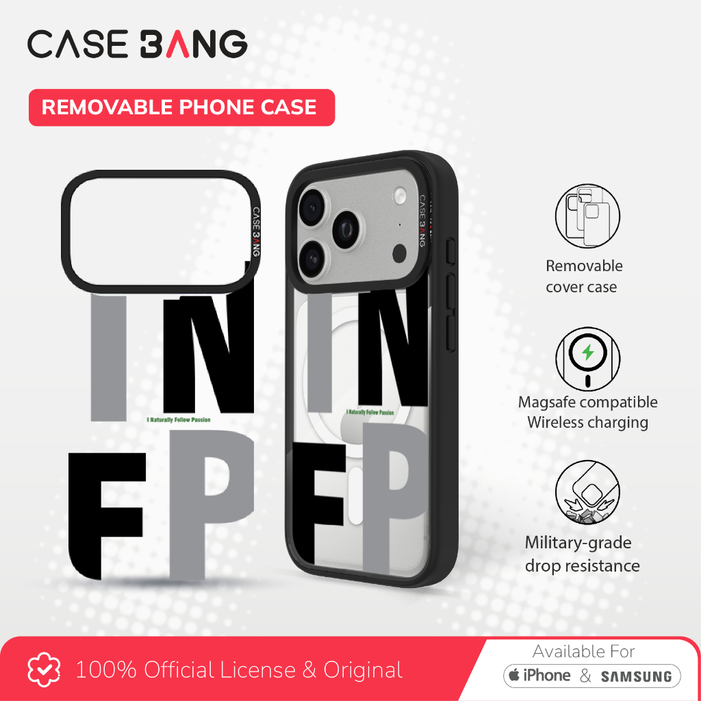 Casebang Removable Phone Case Cover MBTI Series - INFP Imagisnap Magnetic Casing Iphone