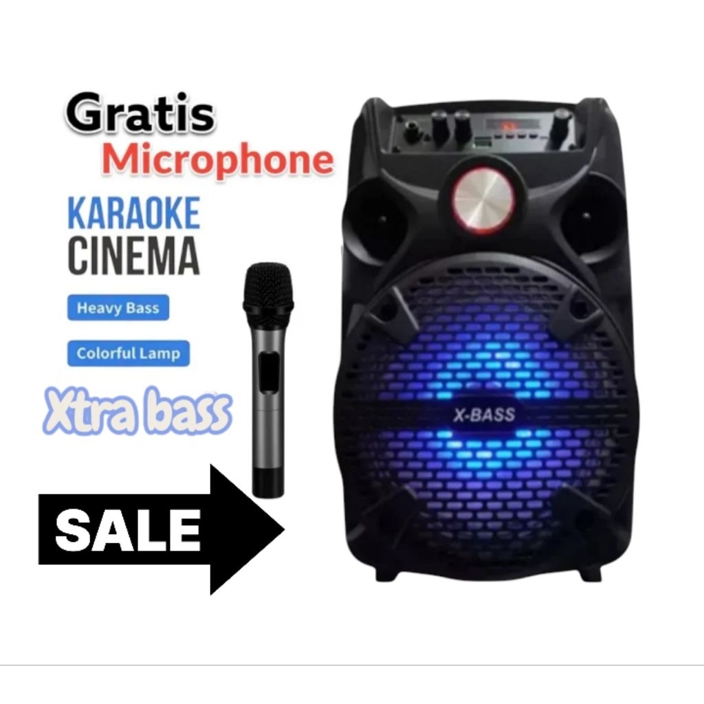 Speaker Bluetooth Kimiso Km-3381 Subwoofer aktif Speaker Bluetooth 6.5Inc Super Besar Speaker Kimiso