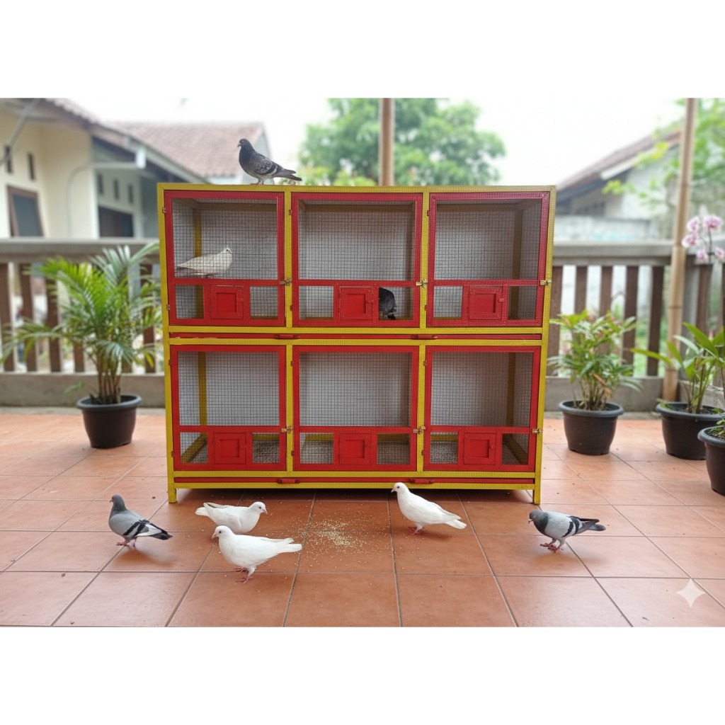 Kandang Macan Merpati Besi Holo Jakarta Warna