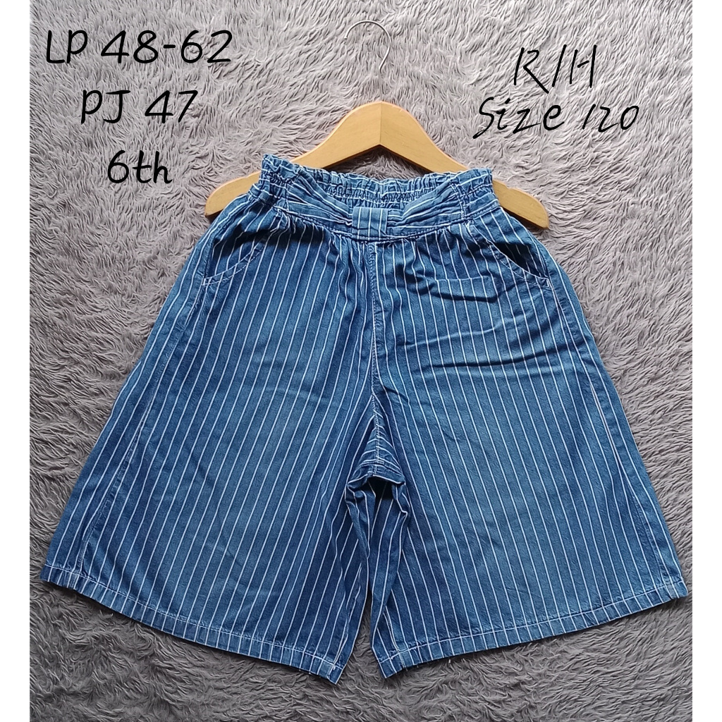 Celana kulot 3/4 usia 6th R/H
