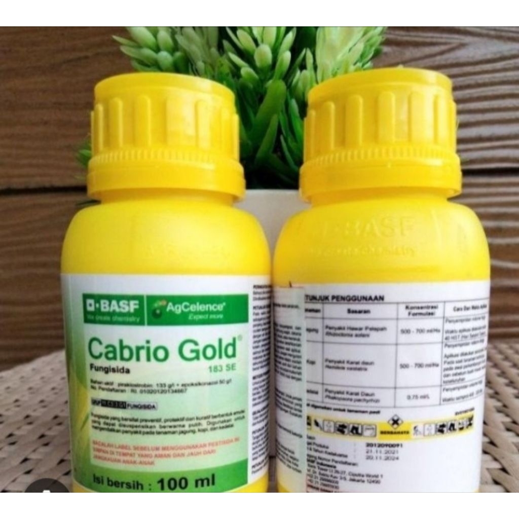 Cabrio gold 250ml & Cabrio gold 100ml