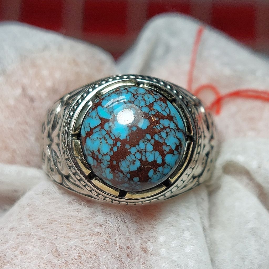 Pirus Mesir Natural Fancy Blue Telor Remek beras wutah 11×11×5 mm [5Sd01040]