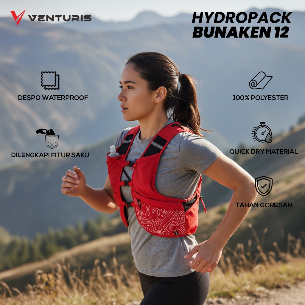 Tas Hydropack Venturis Tas Running Bunaken 12 L