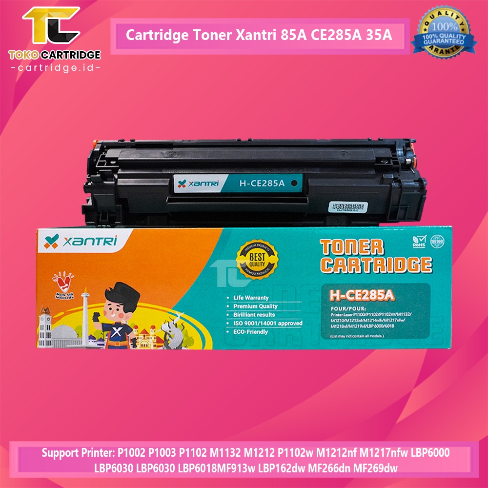 Cartridge Toner Premium Grade Xantri 85A CE285A Printer Laserjet LBP-6030 LBP 6030 LBP6030 Monochrom