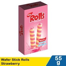 Nabati Roll Wafer Strawberry 55g