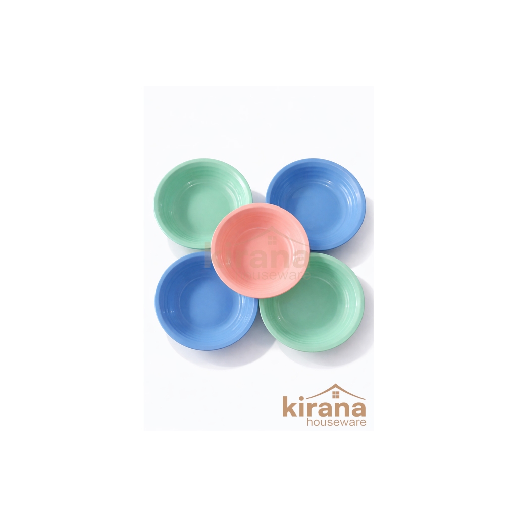 Piring Plastik Cameliia Panda Star/Piring Makan Plastik Besar/Piring Plastik Lucu