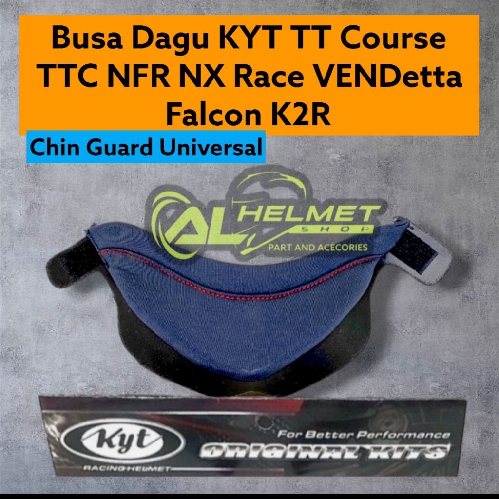 Original 100% Busa Dagu KYT TT Course TTC NFR NX Race Vendetta 2 Falcon K2R Chin Guard Universal