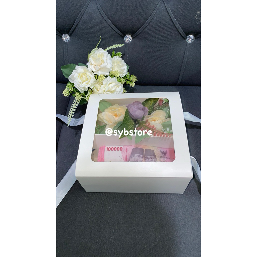 Money Box Asli / Flower Box Money / Gift Box Money / Box Uang / Hadiah Ulang Tahun / Kado money Box 