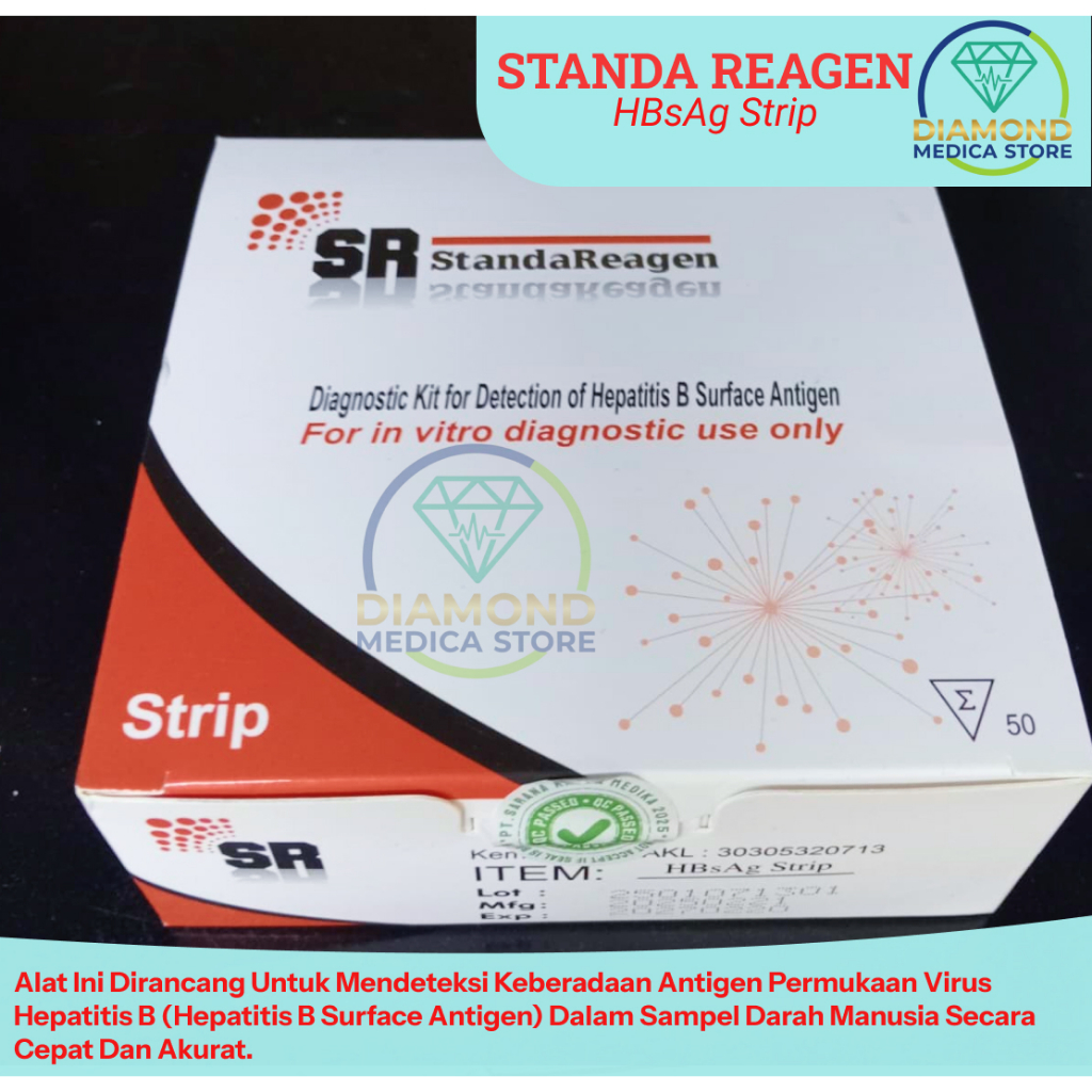HBsAg TEST STRIP (50 TEST) | STANDAREAGE