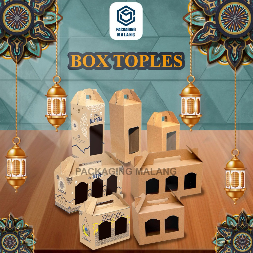 Box Toples Tabung/Box Hampers/Box Kue Kering/Dus Kue Lebaran