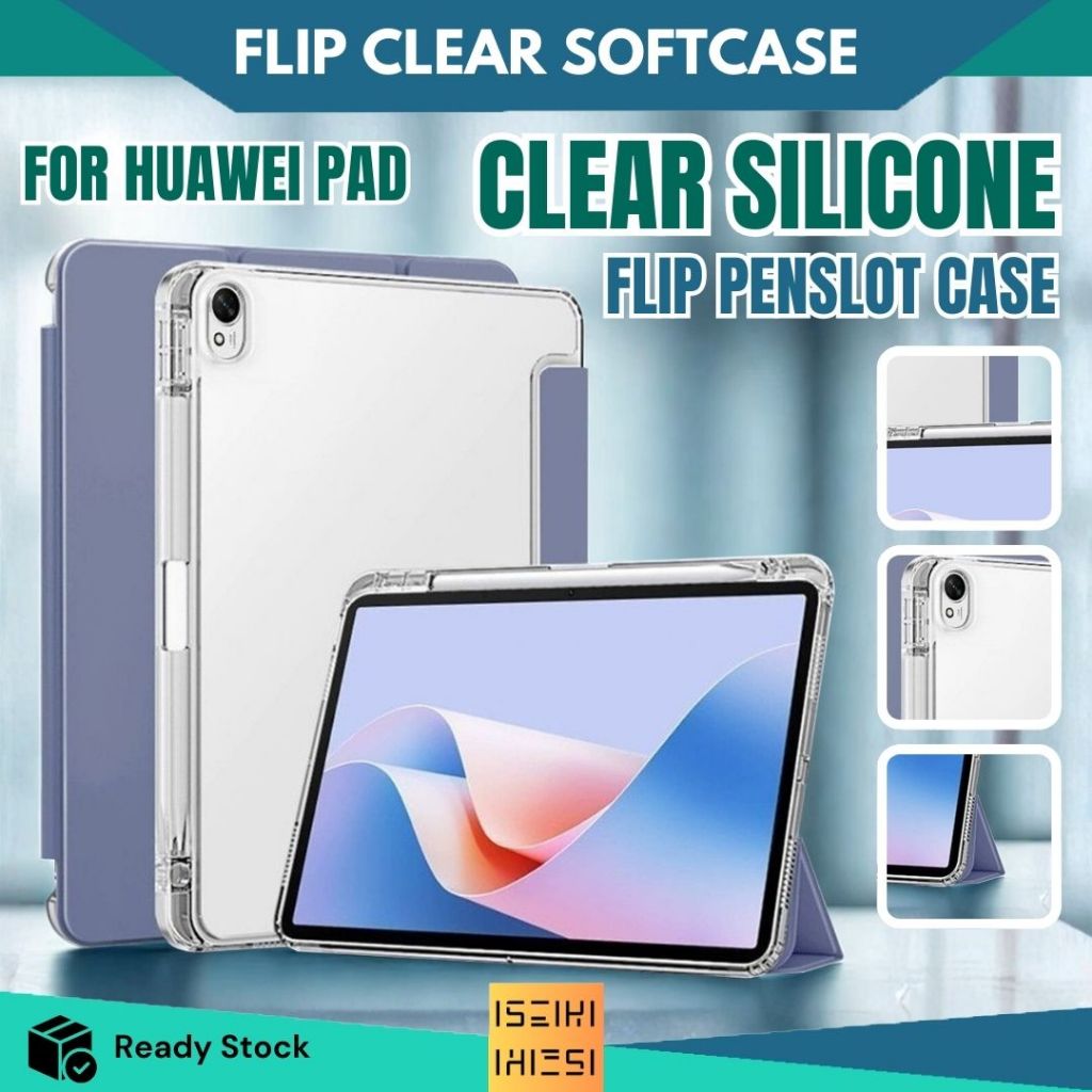 Case Soft For Huawei Matepad 11.5" S / Matepad SE / Matepad 11" Trifold Magnetic AutoLock With Pen H