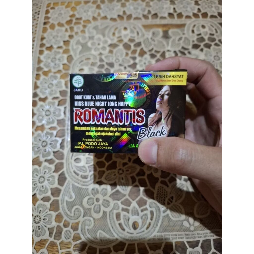 Romantis black original 100% ( 1 kotak isi 10 sachet 2 kapsul)