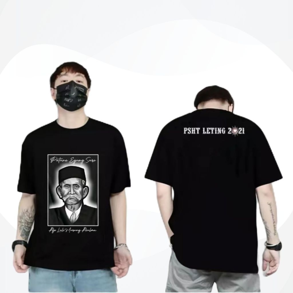(Kode B) Kaos PSHT Eyang Suro Leting 2021