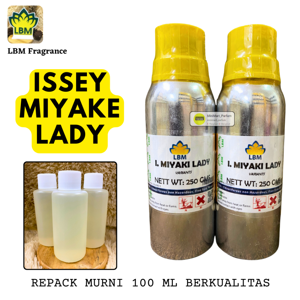 Bibit Parfum Wanita Issey Miyake Lady ( 100 ML Repack ) LBM Fragrance