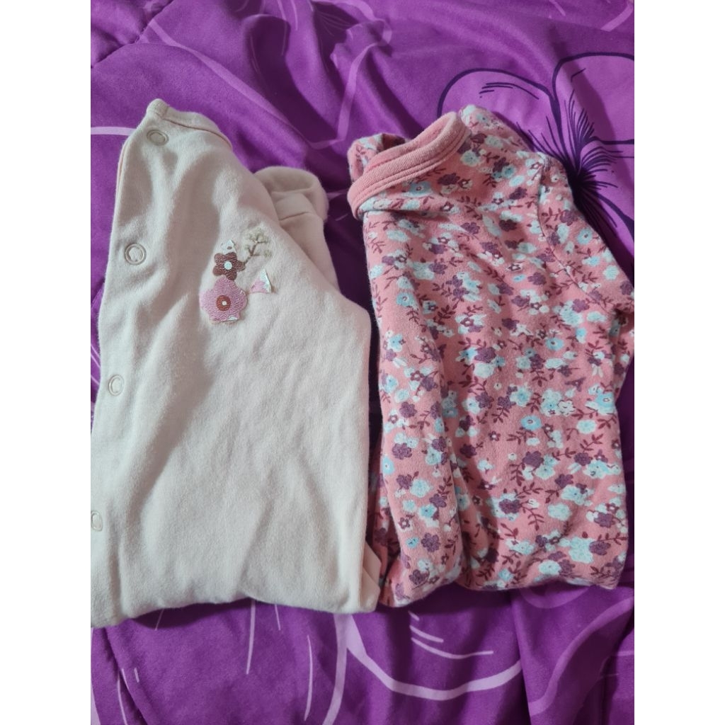 PRELOVED BAJU BAYI SLEEPSUIT/DRESS/SETELAN 3-6m BAYI PEREMPUAN