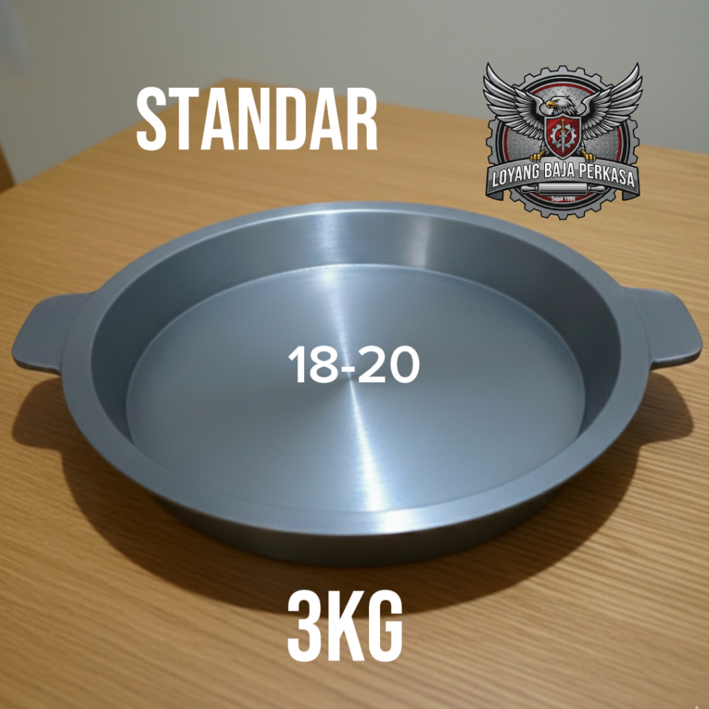 Loyang Martabak Manis Standar 18-20 Bobot 3kg Anti Lengket / Loyang Martabak Manis