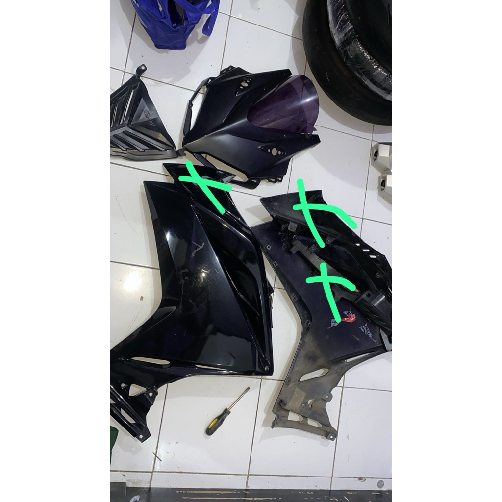 FAIRING SET KANAN KIRI EX CBR 250RR
