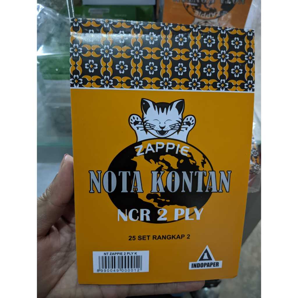 NOTA KONTAN 2 PLY KECIL GELATIK KEMBAR (PER PK)