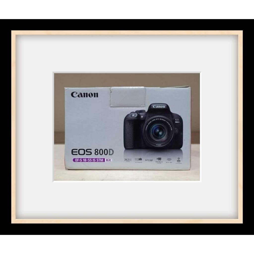 Dus Camera Canon 800D / Box untuk Kamera Seken 800D