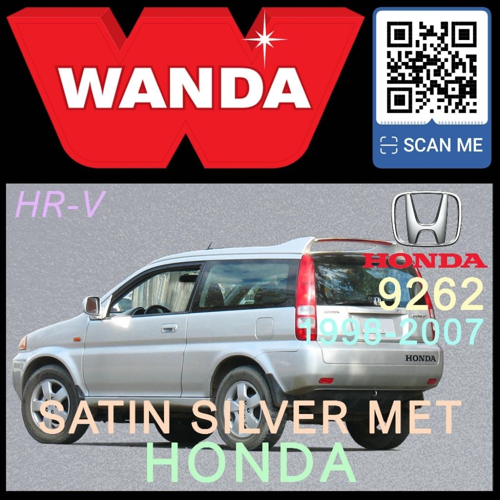 Cat Wanda Honda Satin Silver Metallic 9262
