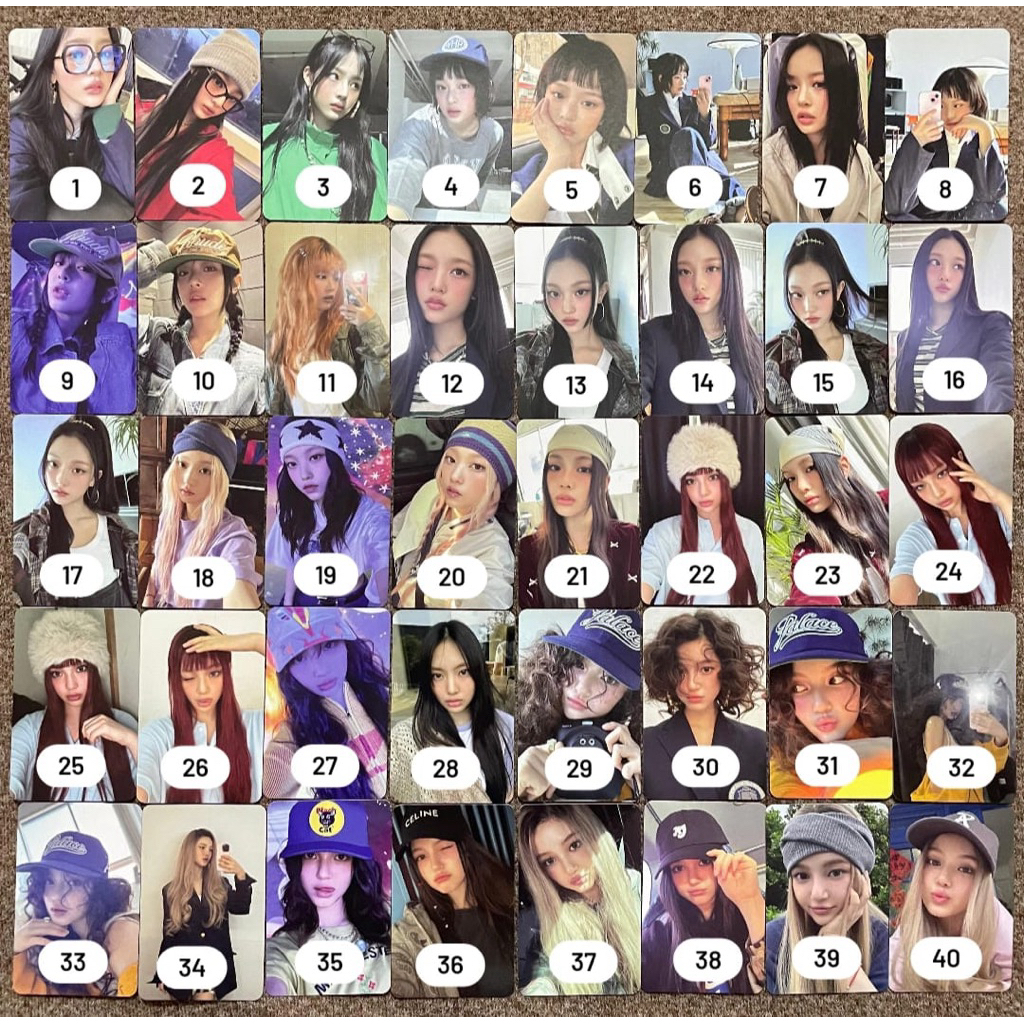 [Ready] Official Photocard New Jeans How Sweet Supernatural line friends