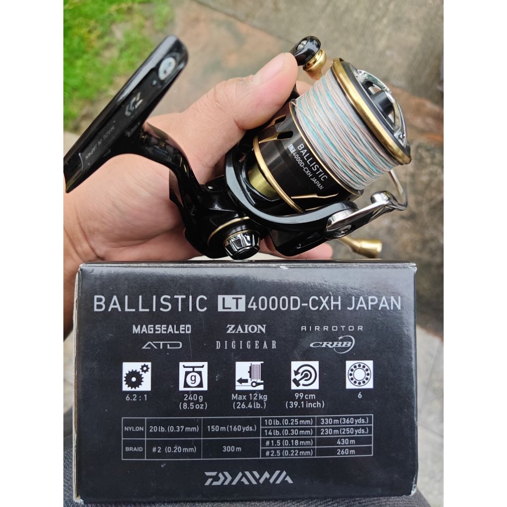 Daiwa ballistic LT 4000D-CXH made in JAPAN