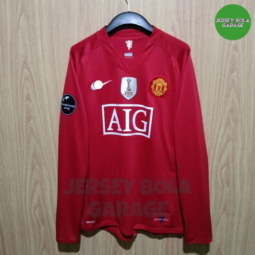 Jersey Bola Man Un1ted Home 2008