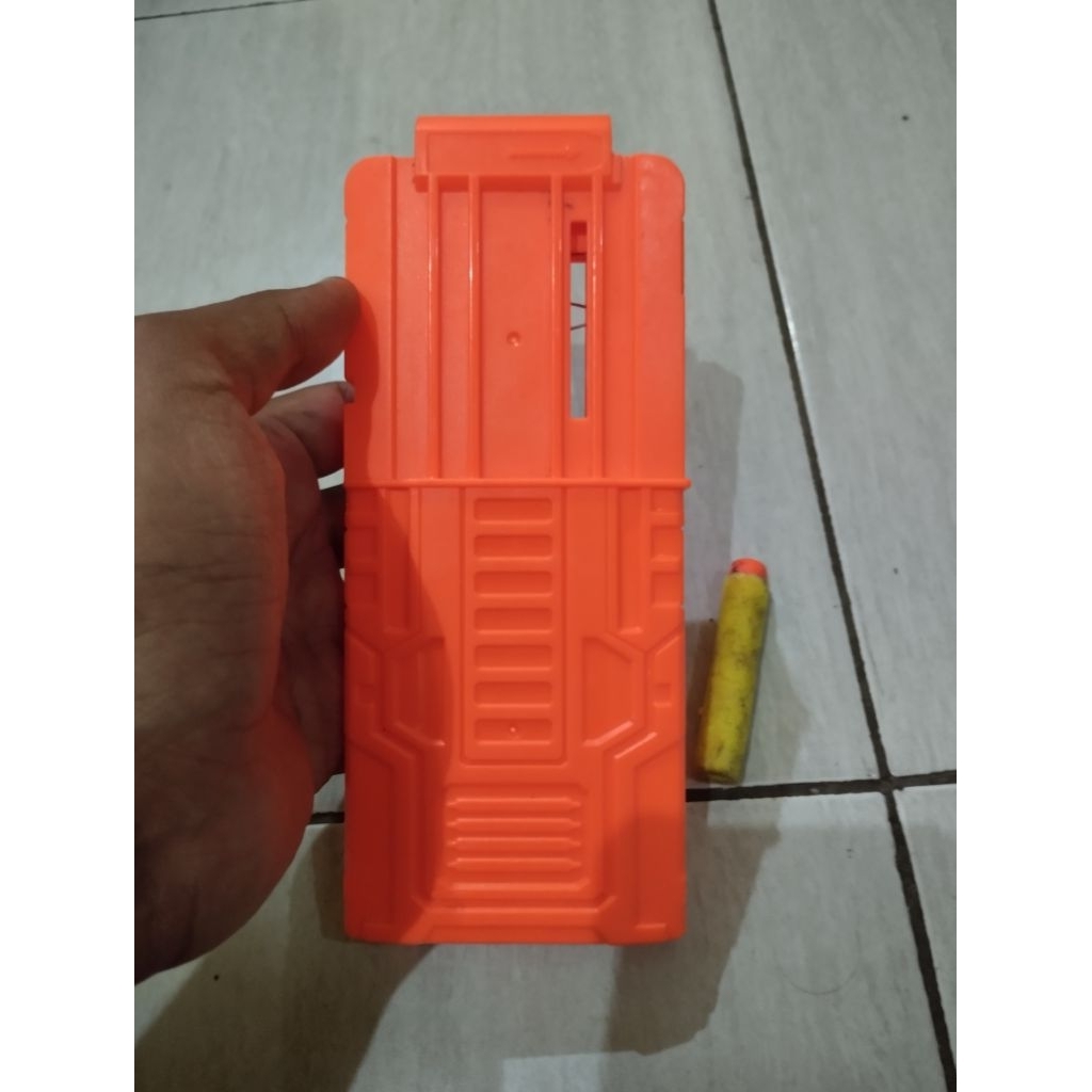 Nerf Magazine, Mekanik Masih Fungsi. Bonus 1 pcs Peluru