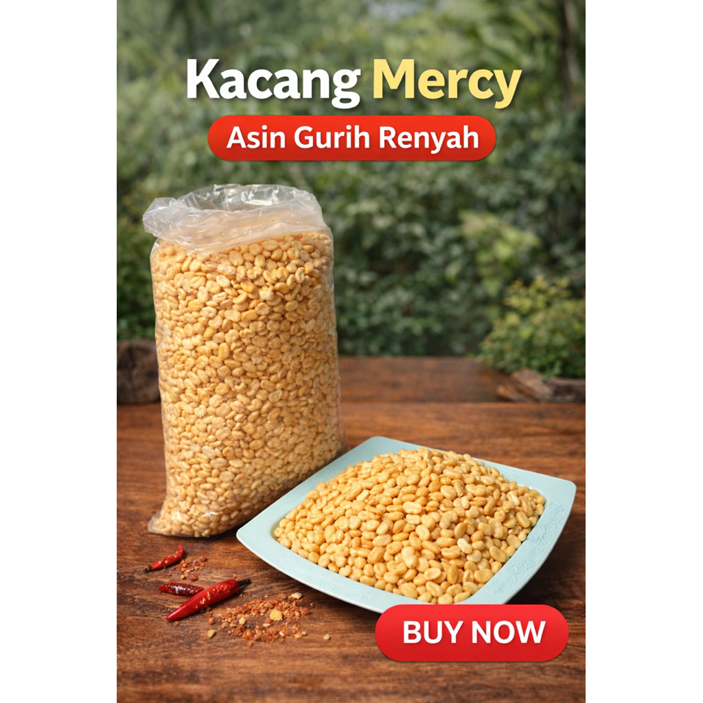 Kacang Mercy Asin Gurih