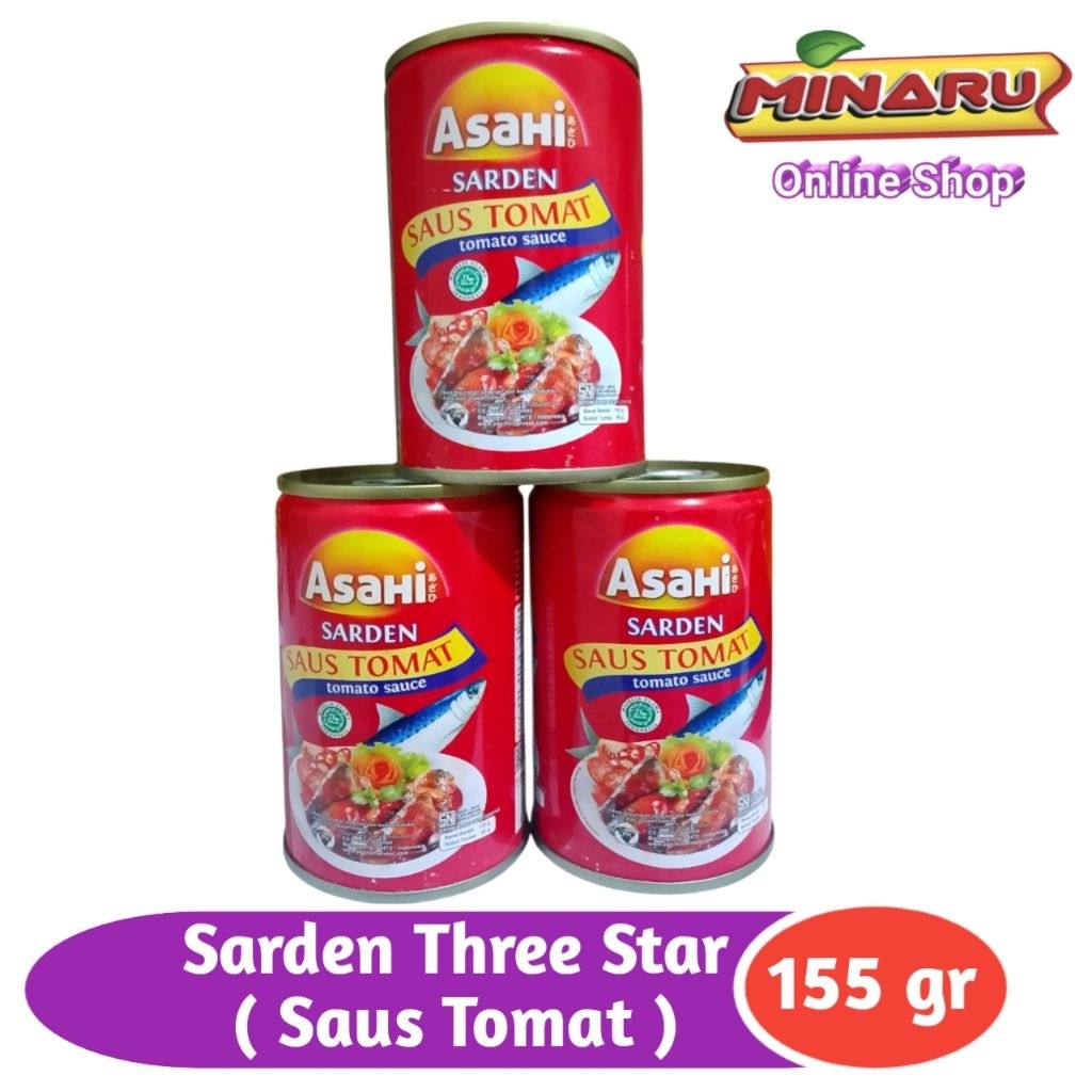 Sarden Asahi Saus Tomat 155 gr
