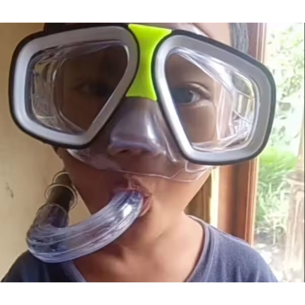 Alat selam anak plus kacamata renang,Diving glasses