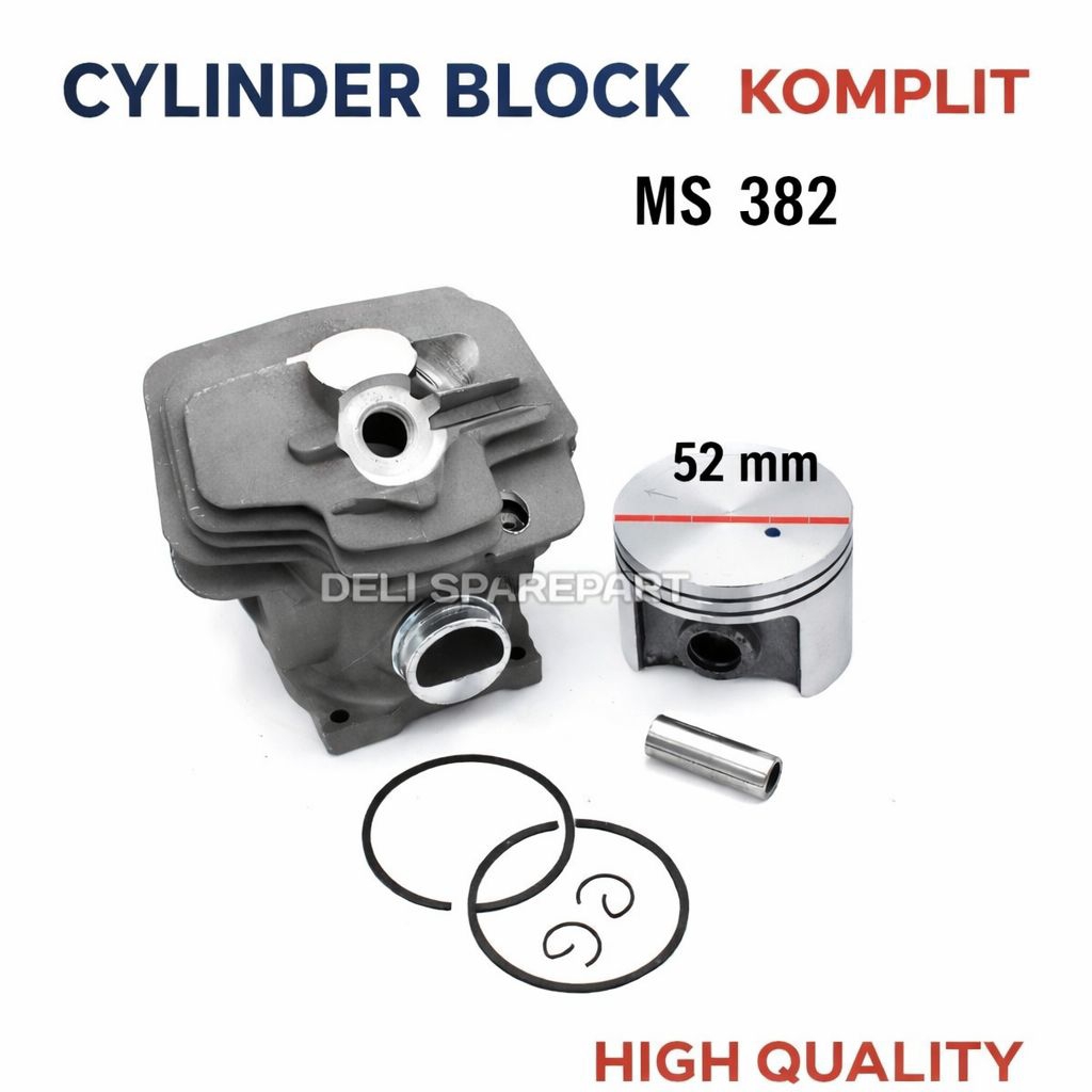 MS382 BLOK CYLINDER BLOCK KOMPLIT SEHER MESIN CHAINSAW STIHL MS382