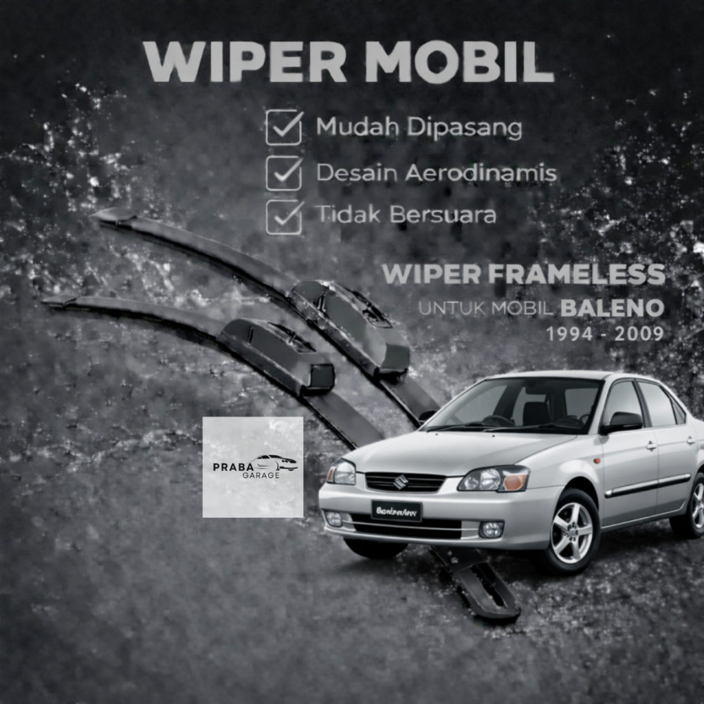 Wiper Baleno Frameless Wiper Baleno Old 1994-2009 Wiper Baleno 97 Wiper Baleno 2001 Wiper Depan Wipe