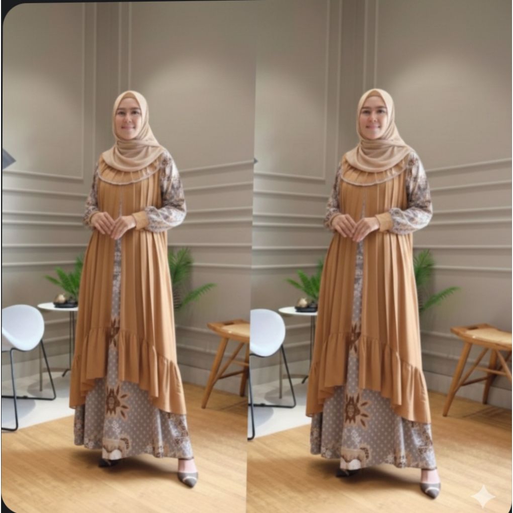 Gamis premium  gamis original fenta house thania dress