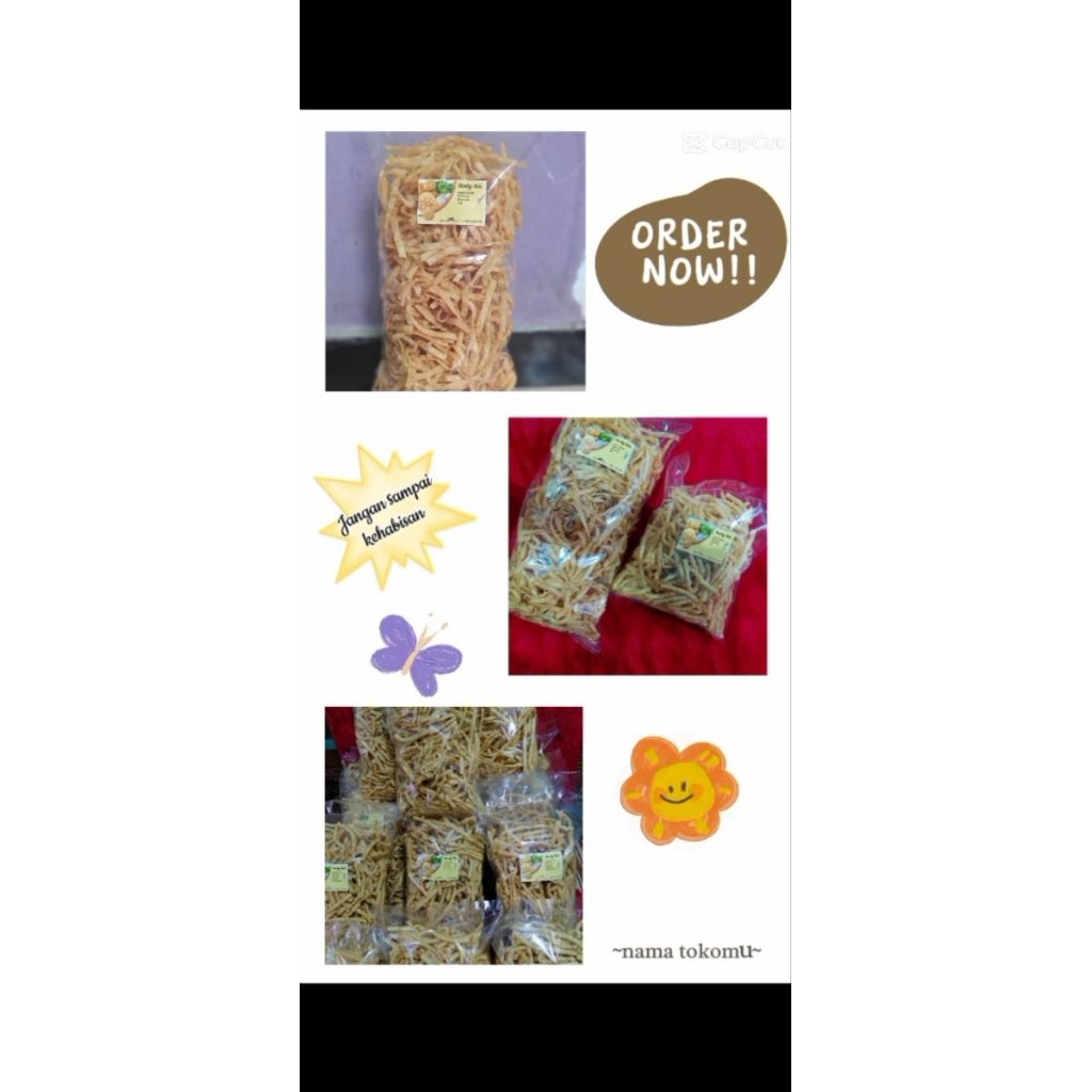 Stik bawang 250 gram/500 gram.. renyah & gurih