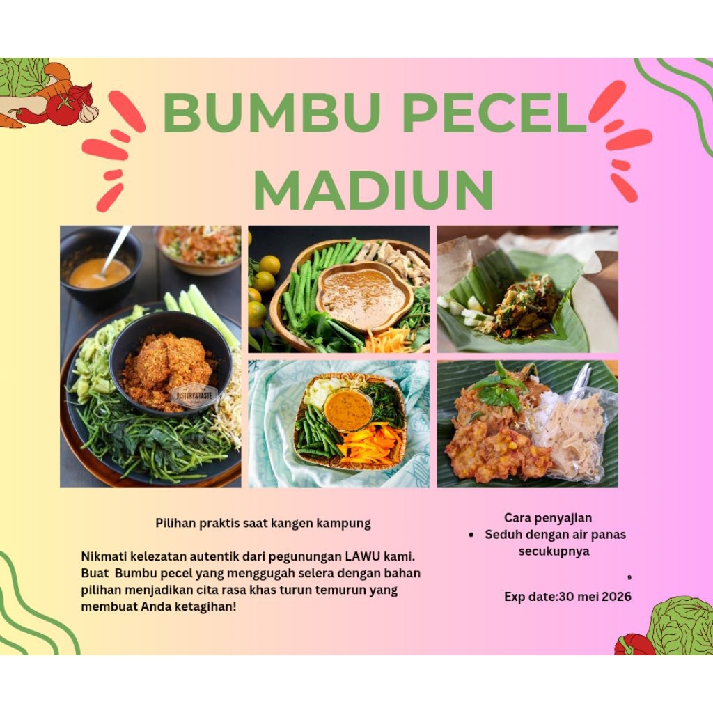 Bumbu Pecel Madiun 500 gram