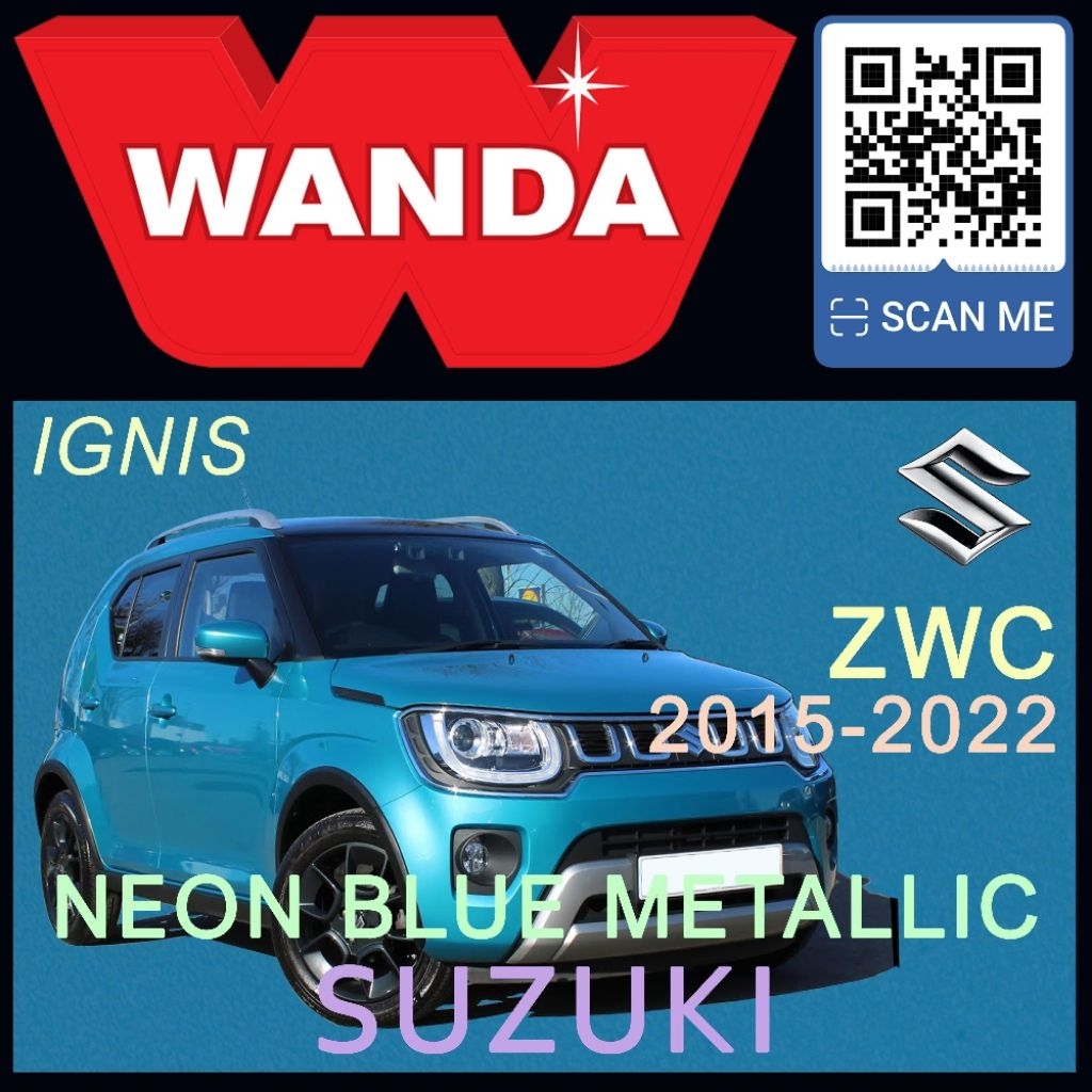 Cat Wanda Suzuki Neon Blue Metallic ZWC