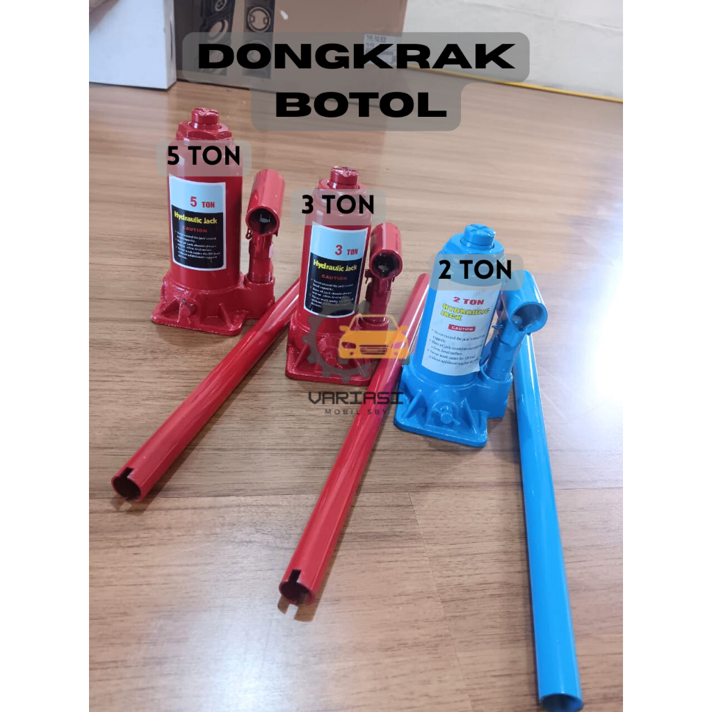 Dongkrak Botol 2 TON, 3 TON, 5 TON Hidrolik / Hyadraulic Jack Dongkrak Botol