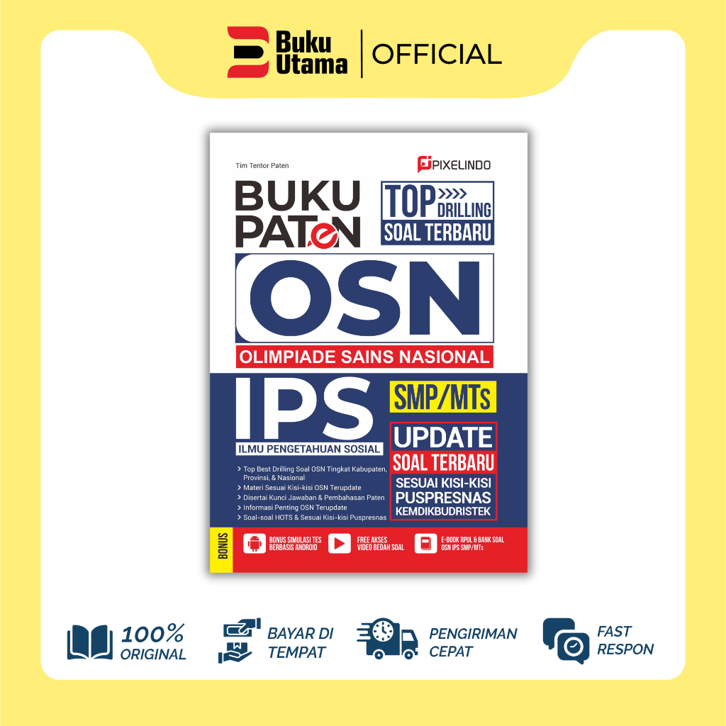 BUKU UTAMA Buku Paten Olimpiade Sains Nasional OSN IPS SMP/MTs