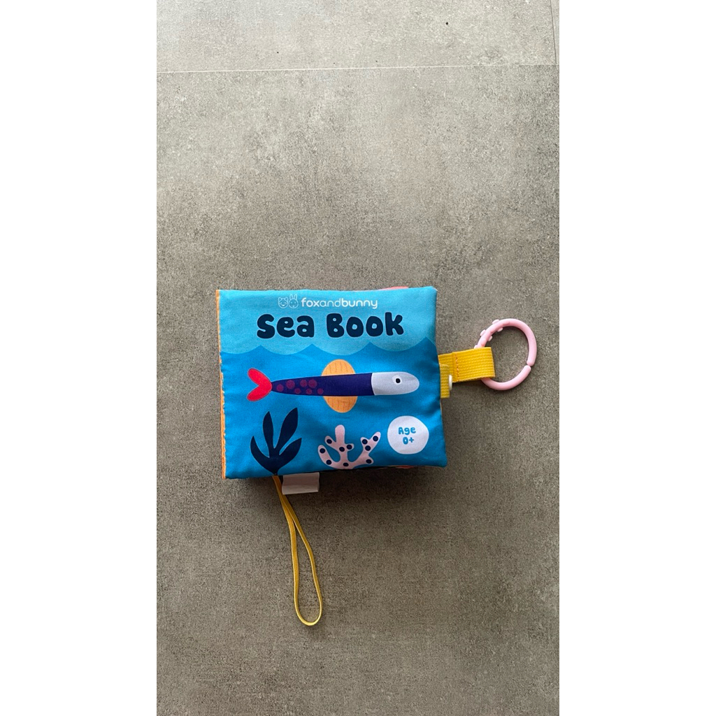 preloved bekas fox and bunny soft book sensory buku anak bayi baby kids