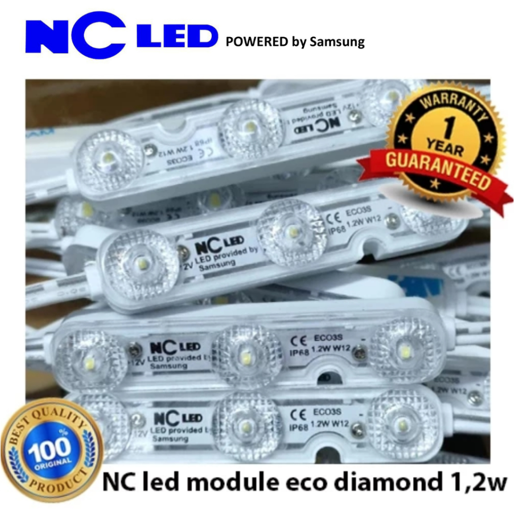 [50PCS] LAMPU MODUL NC LED 3 MATA 2835 1.2W TYPE D POWERED BY SAMSUNG MADE IN KOREA