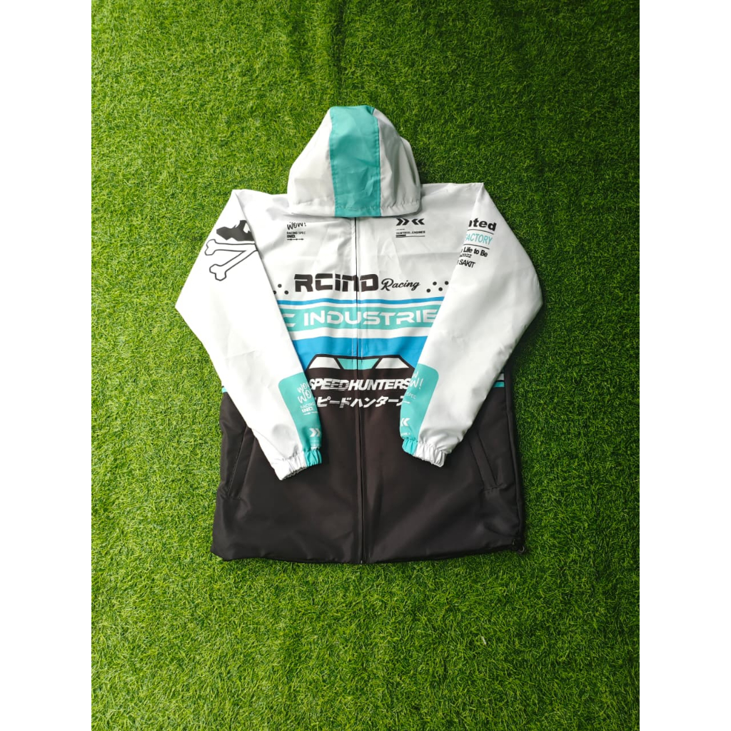 Jaket Racing Parasut Custom Nama Waterproof | JAKET PREMIUM PARASUT | COD