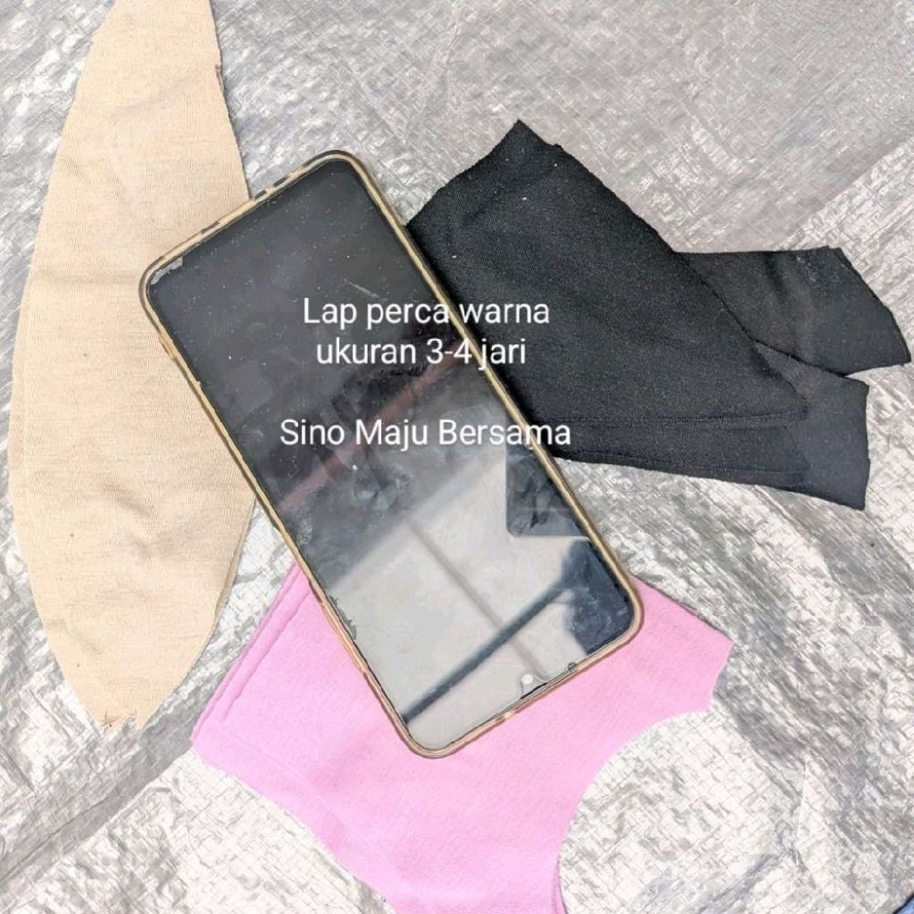 KAIN MAJUN PERCA WARNA BAHAN KAOS KILOAN UKURAN KECIL