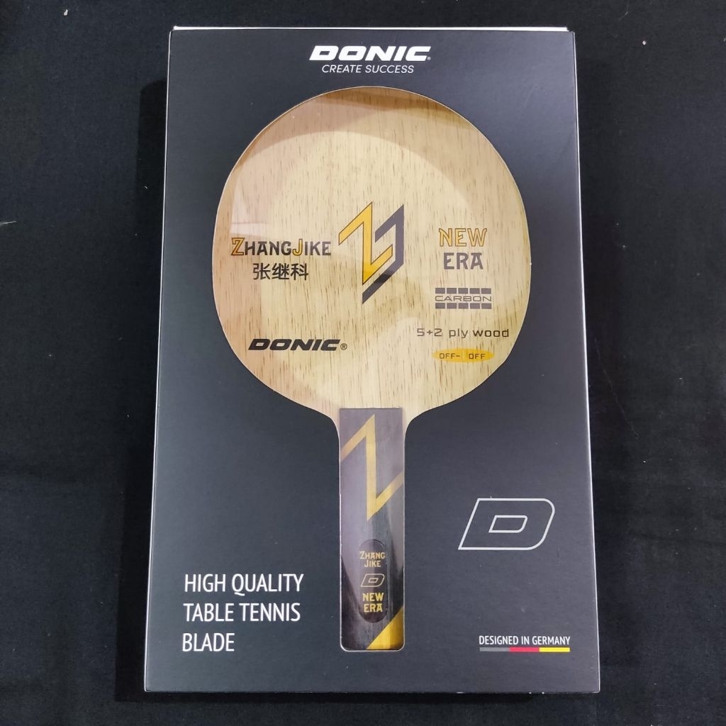 Kayu Bet Donic ZJK New Era Handle ST / Bet Pingpong Tenis Meja (BEKAS)