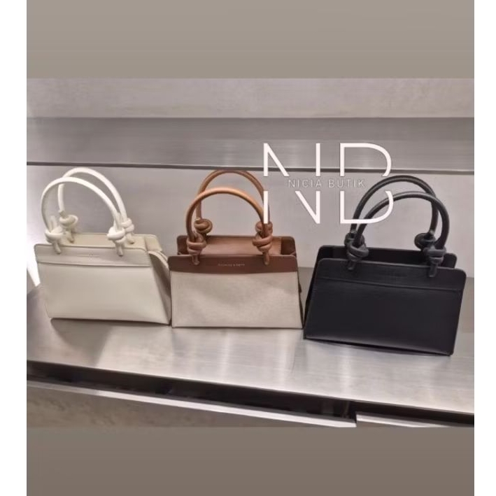 Tas ck tote trapeze knotted handle sabine