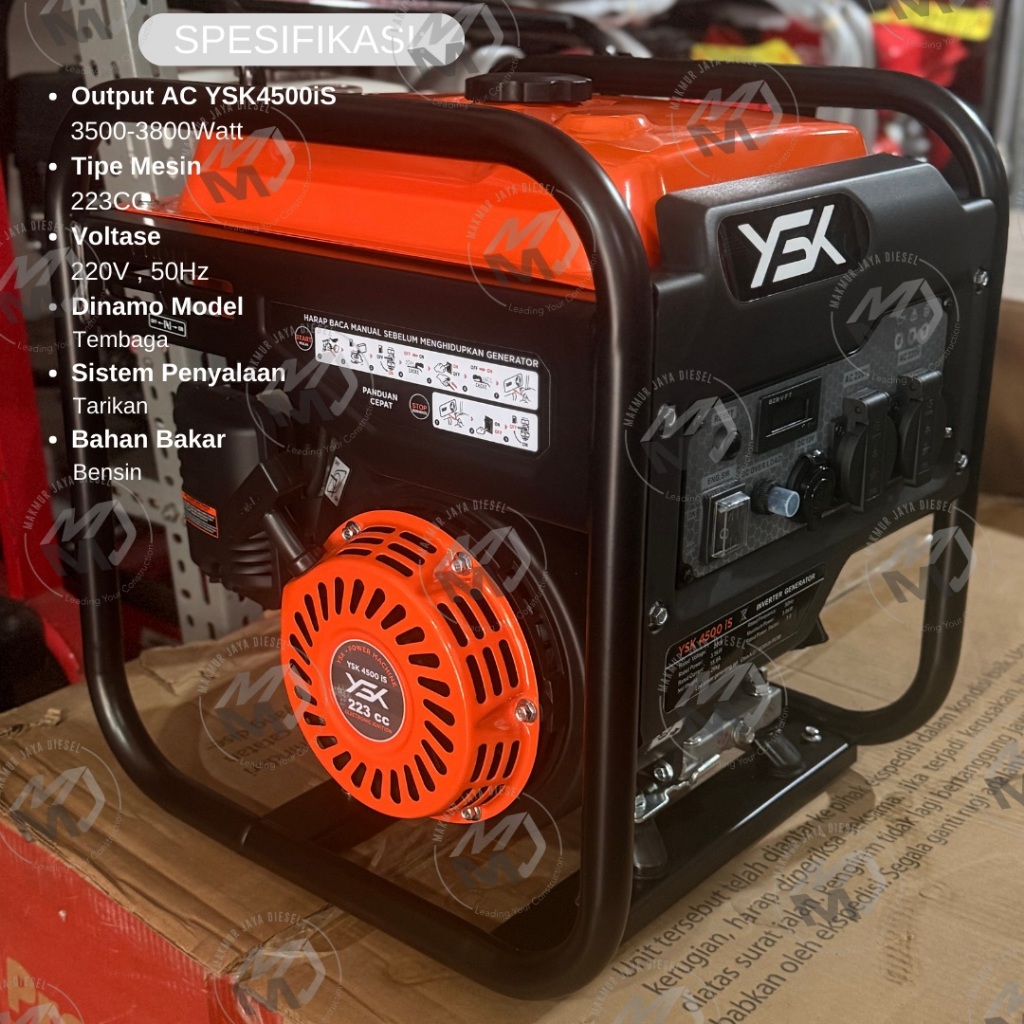 Genset Inverter Yasuka YSK4500IS - 4000 Watt