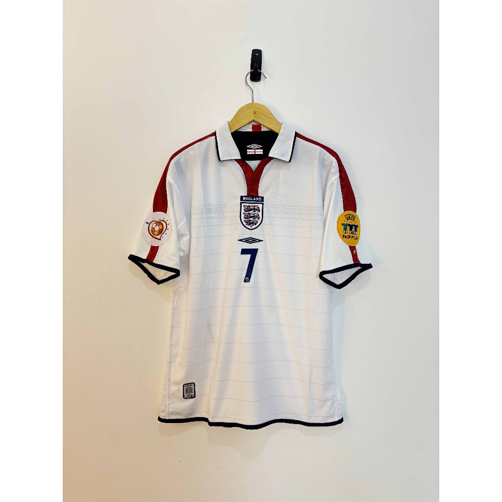 Jersey England Home Euro 2004 – Size M