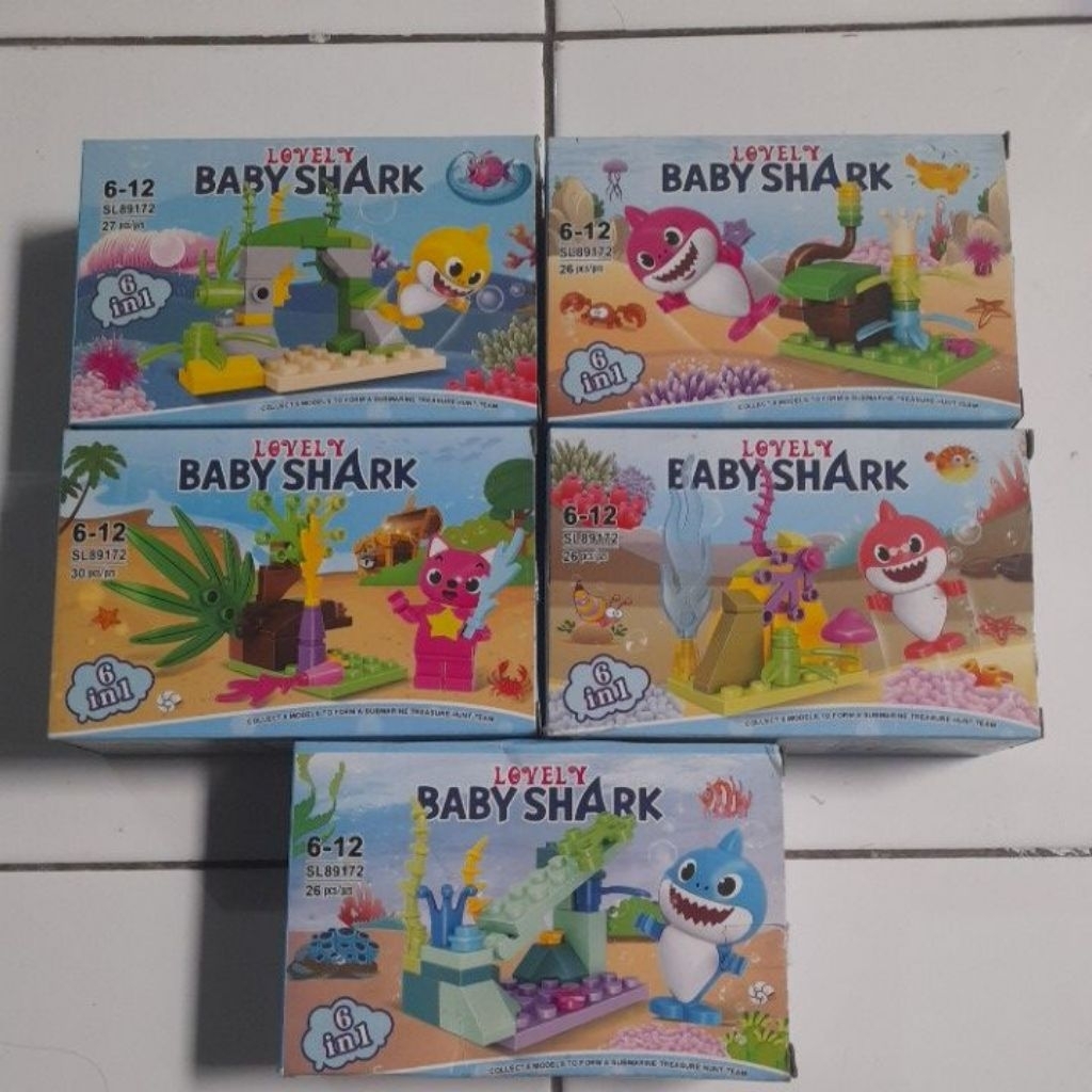 Mainan anak Lego Baby Shark
