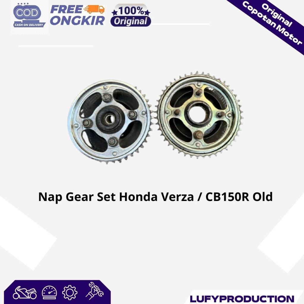 Nap Gear Set Honda Verza / CB150R Old – Original Copotan Motor